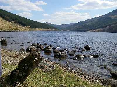 Loch Beannacharain In Strathconon, looking east