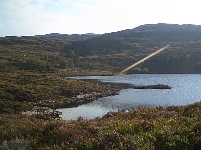 Lochan in "back garden"