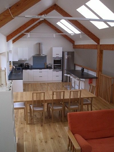 Kitchen diner in Rathad an Drobhair Holiday Cottage Rental Accommodation in Strathconon