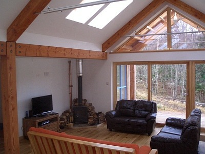 Living room in Rathad an Drobhair Holiday Cottage Rental Accommodation in Strathconon